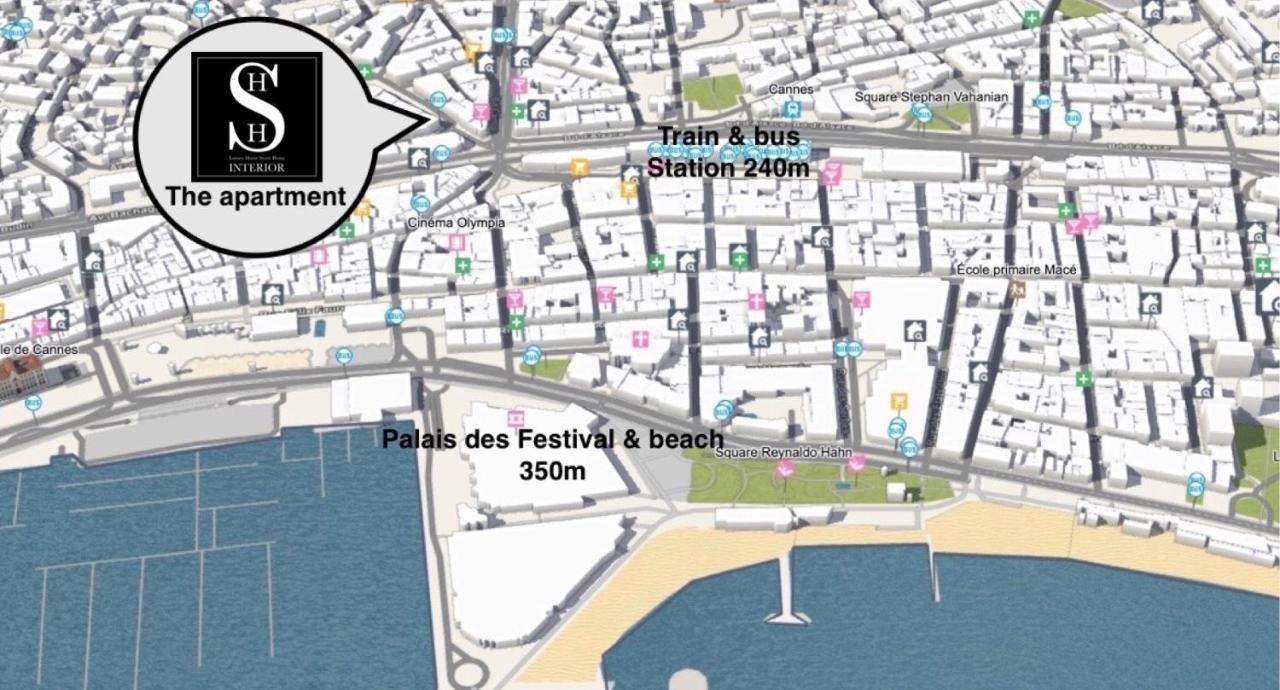 A 2 Pas De La Croisette Apartment Cannes Bagian luar foto